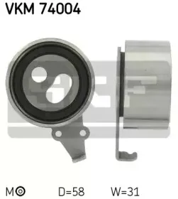 VKM 74004 SKF Натяжной ролик, ремень ГРМ